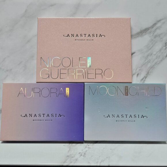 Anastasia GLOW KIT Lot-AURORA-MOON CHILD-NICOLE GUERRIERO - Picture 6 of 7
